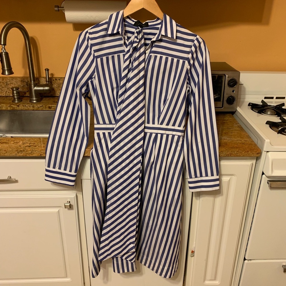 🔥Gorgeous, J Crew Size 4 Dress w/Belt 100% Cotton